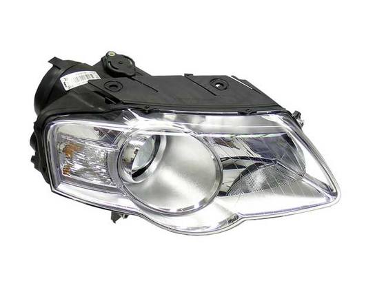 VW Headlight Assembly - Passenger Side (Halogen) 3C0941006AE - Valeo 44715